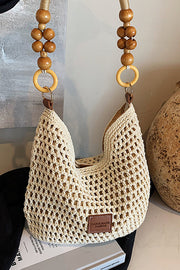 Retro Hollow Woven Straw Shoulder Bag