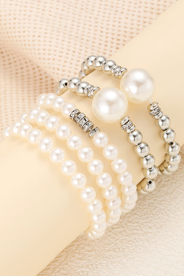 Pearl Beaded Bracelet – Simple Versatile Style