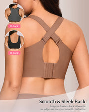 Full Coverage Wireless Bra with Jelly Strip Support