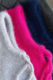 Knitted Wool Beanie with Neck Warmer – Women's Hat
