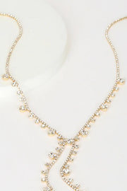 Irregular Full Diamond Statement Necklace