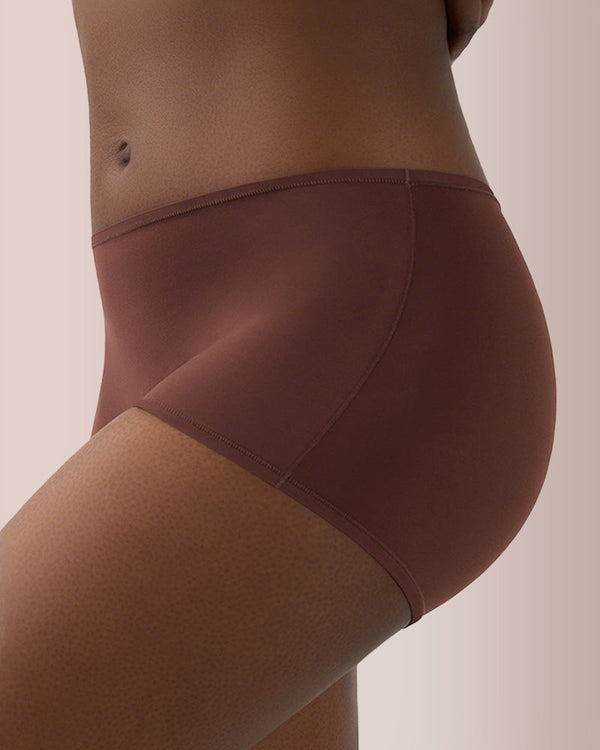 High-Stretch Breathable Boyshort Underwear Mid-Waist