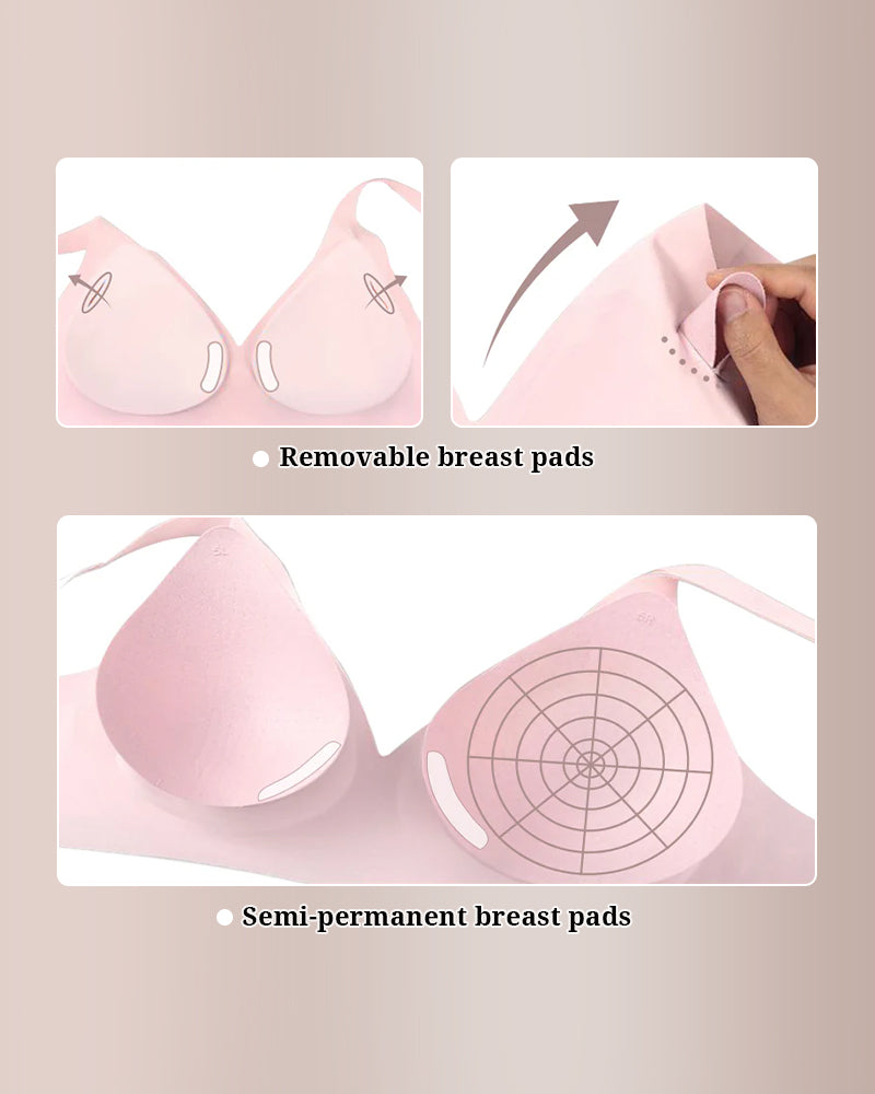 Deep V Seamless Lift Bra – Invisible Support, Natural Shape