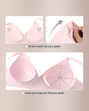 Deep V Seamless Lift Bra – Invisible Support, Natural Shape