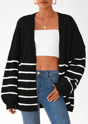 Oversized Cardigan Sweater for Women - Open Front Knit