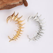 Thorn Spine Skeleton Mechanical Earhook Earrings