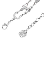 Rhinestone Chain Belt – Adjustable Gold & Silver Waist Chain