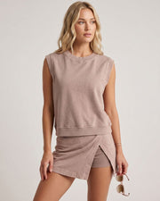 Cotton Sleeveless Tee & Shorts Set