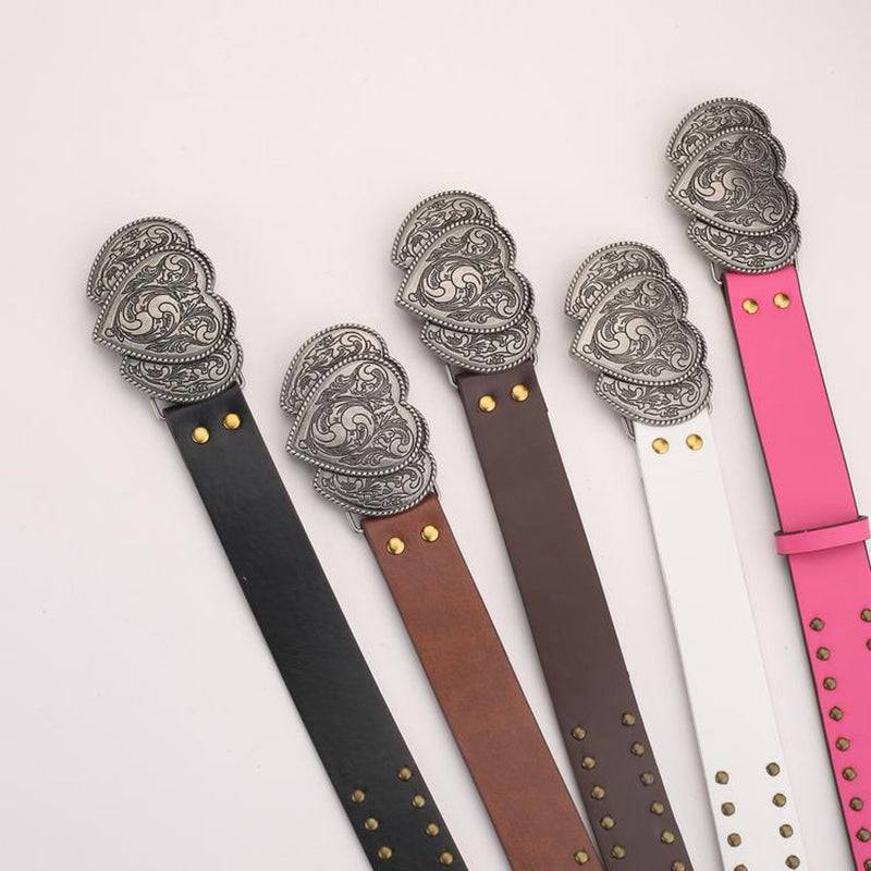Personalized Rivet PU Leather Fashion Belt