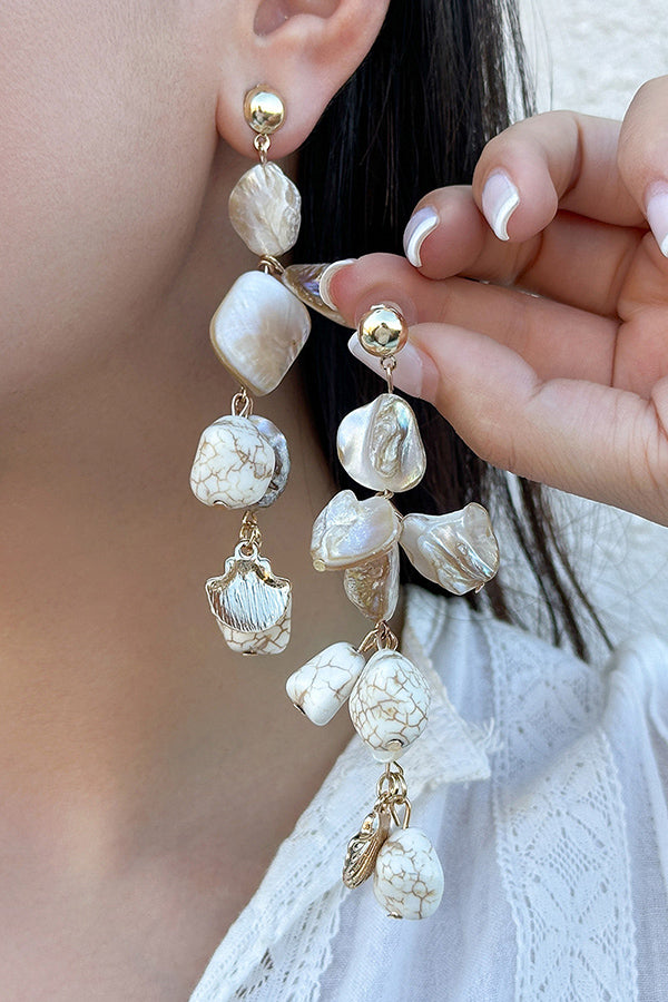 Starfish Shell & Pearl Jewelry Set – Summer Resort Style