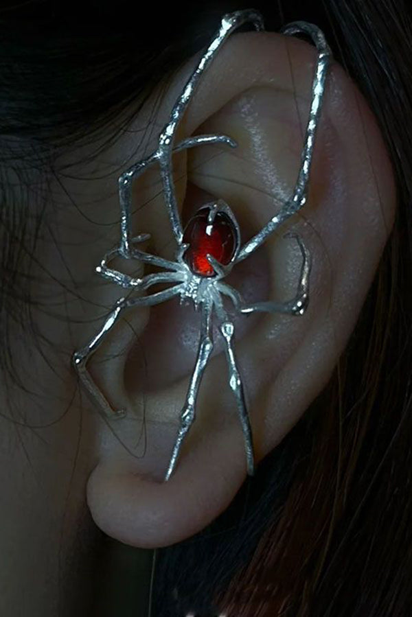 Halloween Spider Earrings – Punk Style Statement Studs
