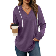Women's Plaid Hoodie Tunic – Oversized Pullover Sweatshirt