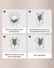 V Neck Bodysuit Shapewear with Tummy Control – Tank Style