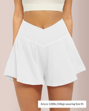 Flowy Crossover Athletic Skort