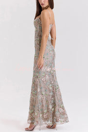Backless Halter Maxi Dress – Sleeveless Slim-Fit Party Gown
