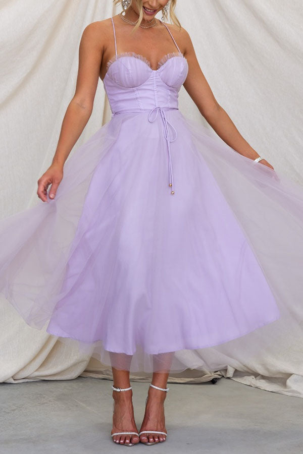 Chiffon Sleeveless Maxi Dress for Parties & Special Occasions
