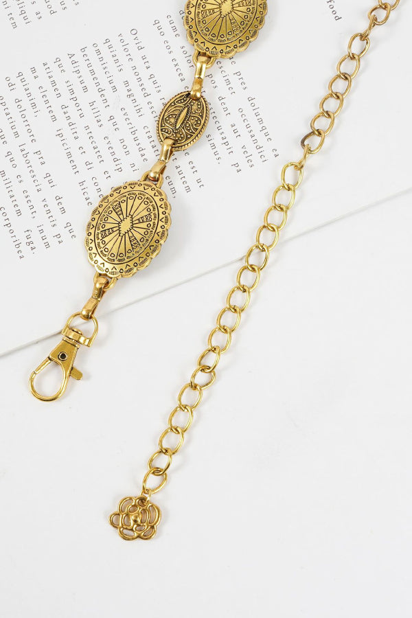 Bohemian Metal Waist Chain – Gold Body Jewelry
