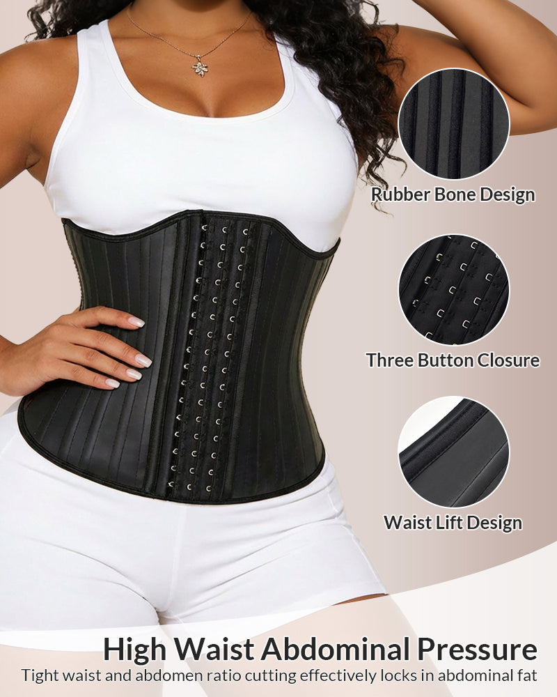 Sculpting W-Curve Waist Trainer Corset with Adjustable Hooks
