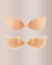 Seamless Deep-V Sticky Silicone Push-Up Bra