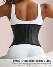 Sculpting W-Curve Waist Trainer Corset with Adjustable Hooks