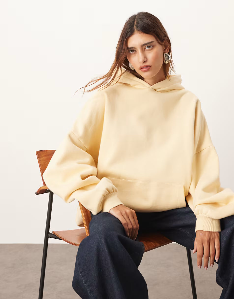 Women's Oversized Fleece Hoodie Casual Pullover Sweatshirt with Pocket