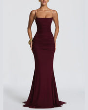 Backless Tie Bodycon Evening Dress