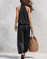 Draped Pants Set – Asymmetrical Bohemian Two-Piece