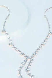 Irregular Full Diamond Statement Necklace