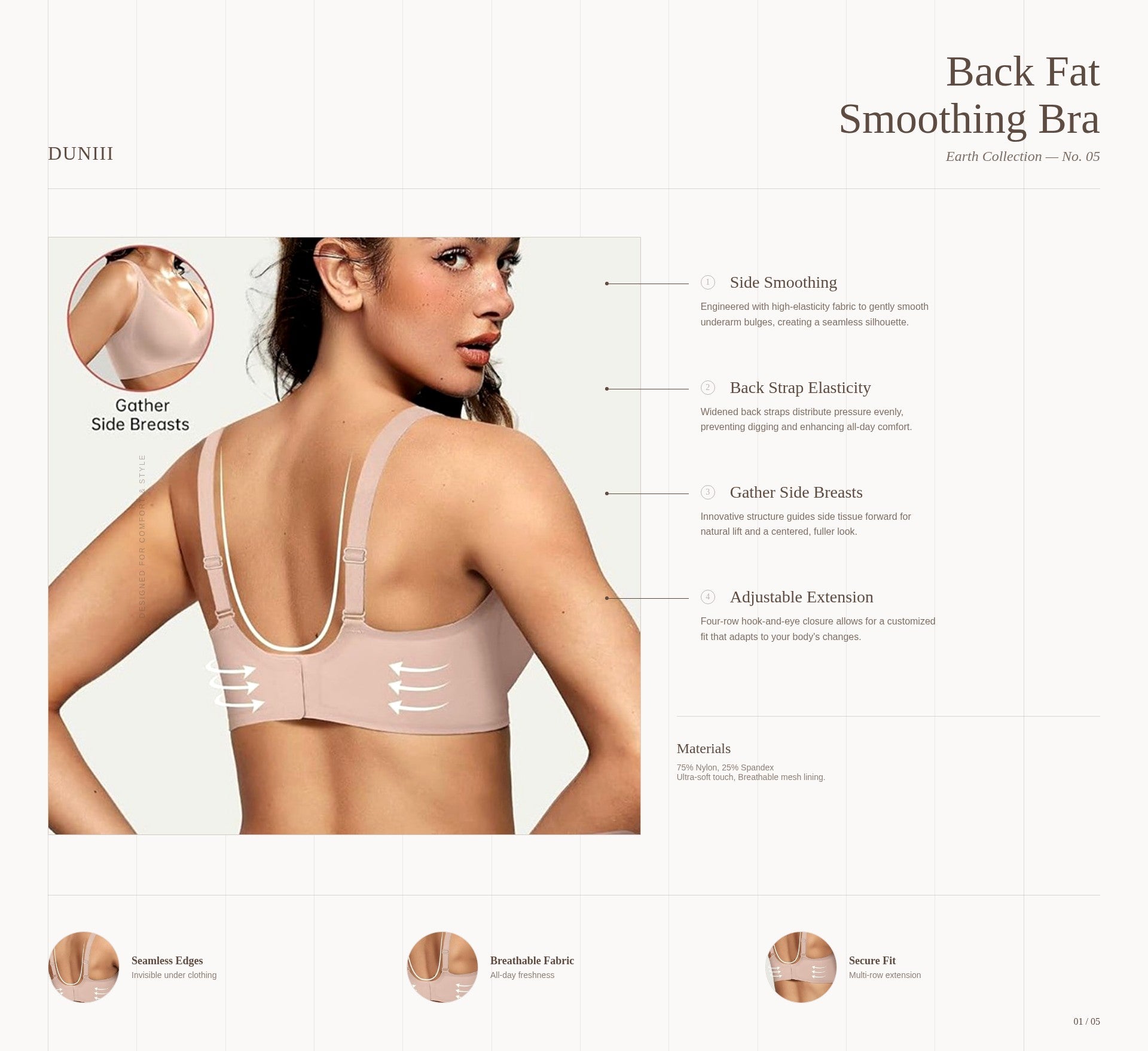 Seamless Push-Up Wireless Bra