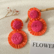 Handwoven Floral Earrings for Resort & Everyday Wear