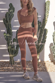 Débardeur de Yoga pour Femme - Coupe Slim Sans Manches Col en V