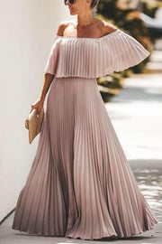 Ruffle Tiered Maxi Dress – Off Shoulder Vacation Style