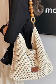 Retro Hollow Woven Straw Shoulder Bag