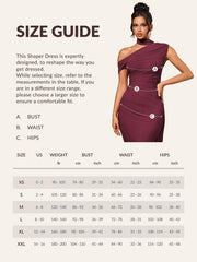 Curvysweet Isolde Women's One Shoulder Formal Evening Gown - Built-in Bra, Ribbon Accent, Bodycon Mesh, Ruched Maxi Dress with Formal Wear, Sleeveless Elegant Bridesmaid Dresses for Women