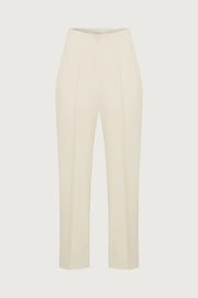 High Waist Straight Leg Pants with Pockets