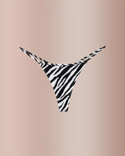 Animal Print Thin Strap Brief