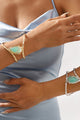 Lava Texture Open Bangle Armbånd