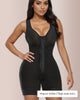 Zipper & Hook Body Shaper with Four-Way Stretch Fabric