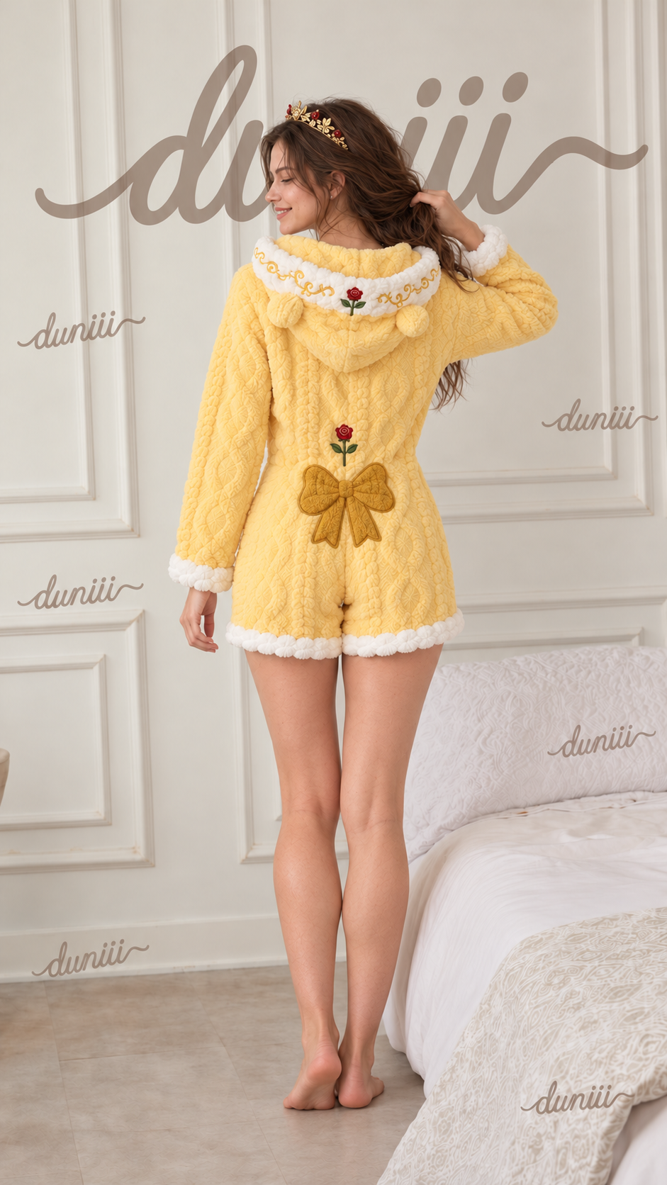 DUNIII Original | Cinderella Princess Collection Plush Onesie Pajamas
