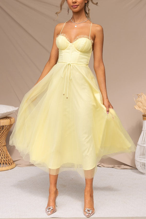 Chiffon Sleeveless Maxi Dress for Parties & Special Occasions
