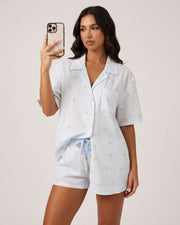 Sweetheart Print Pajama Set