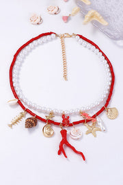 Collier de perles empilées dans le style Ocean Resort