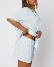 Sweetheart Print Pajama Set