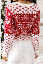 Christmas Knit Sweater – Crew Neck Long Sleeve