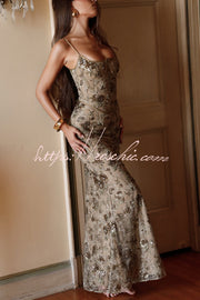 Backless Halter Maxi Dress – Sleeveless Slim-Fit Party Gown
