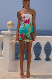 Sequin Strapless Mini Dress | Vacation Party Dress