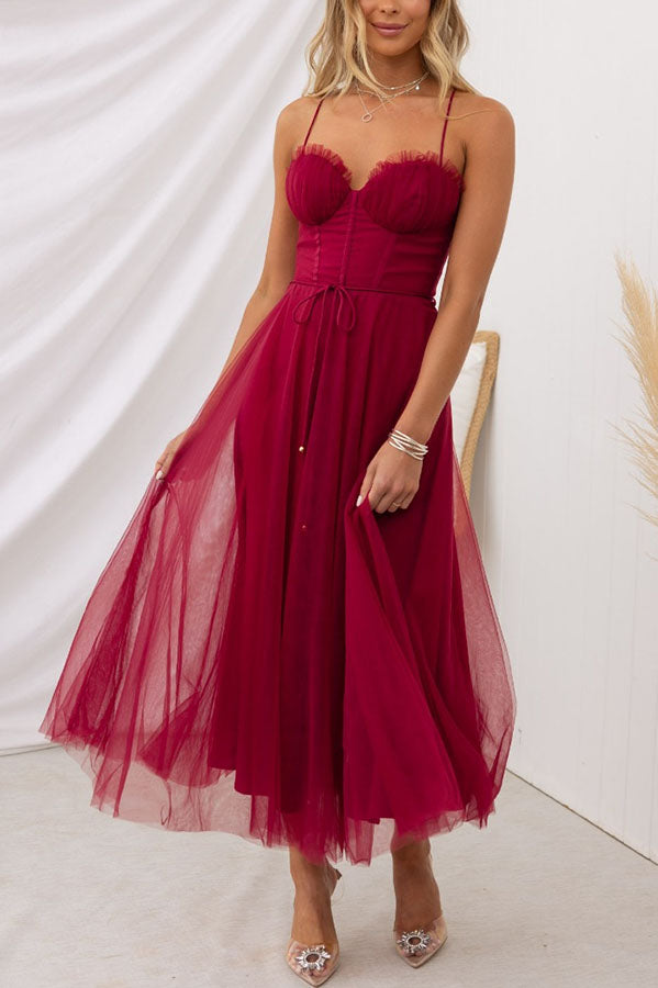 Chiffon Sleeveless Maxi Dress for Parties & Special Occasions