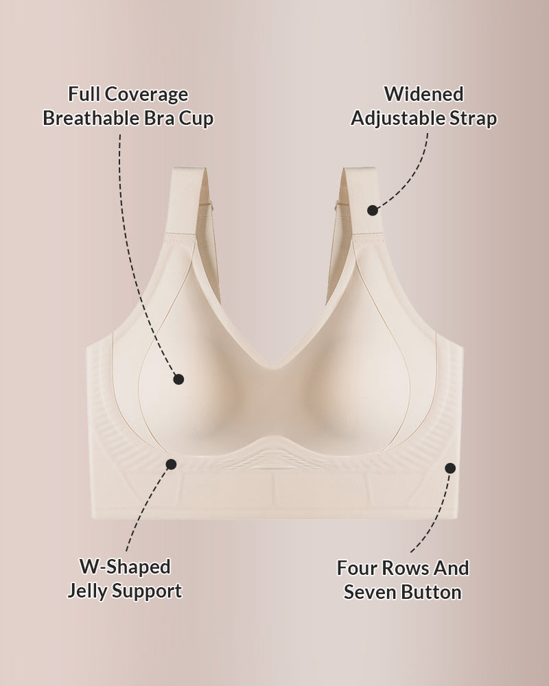 Curvvvy® Ultimate Back Smoothing Plus Size Bra With Wide Straps
