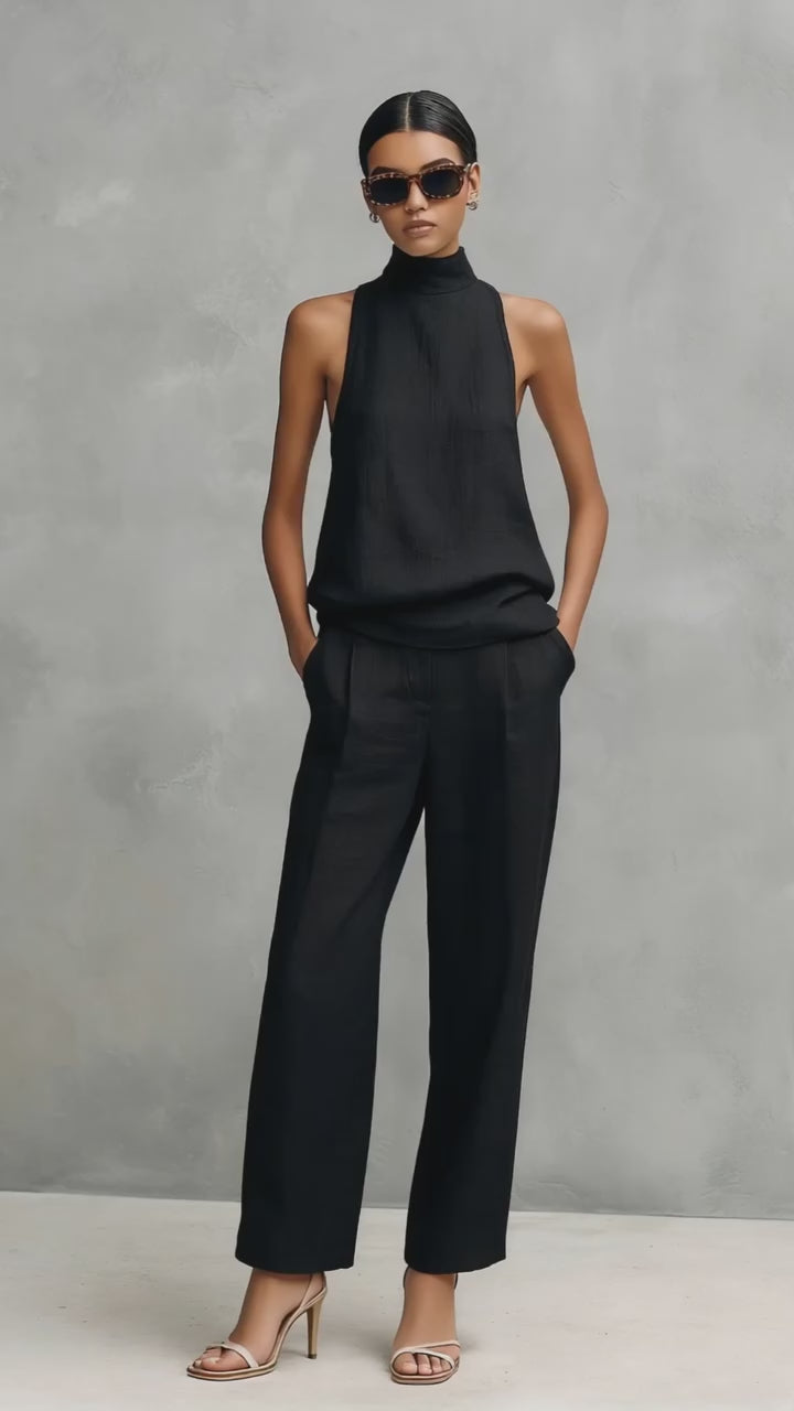 Elegant Round-Neck Set