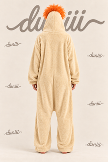 Duniii Monster Character Onesie with Contrast Pocket
